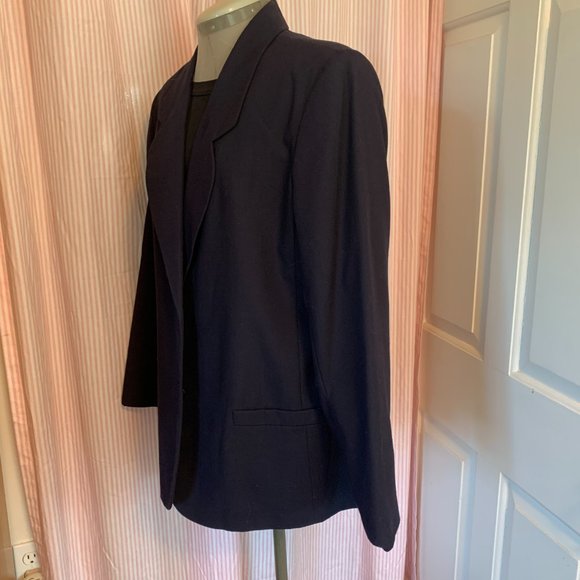 Women's Dark Blue Blazer (size 16) - Picture 2 of 5